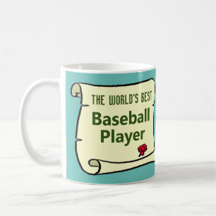 Der beste Baseballspieler der Welt. Kaffeetasse