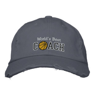 Der beste Basketballtrainer der Welt Bestickte Kappe