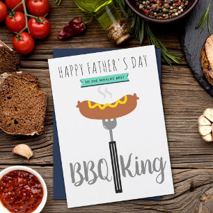 Der beste BBQ-König des Vater-Tags