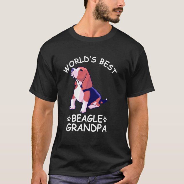 Der beste Beagle der Welt Großhund Niedlich T-Shirt (Vorderseite)