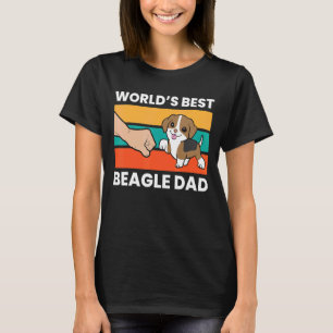 Der beste Beagle Vater Beagle Papa T-Shirt