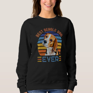 Der beste Beagle Vater je Hund Vatertag Sweatshirt