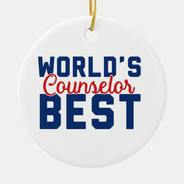 Der beste Berater der Welt Keramikornament (Vorne)