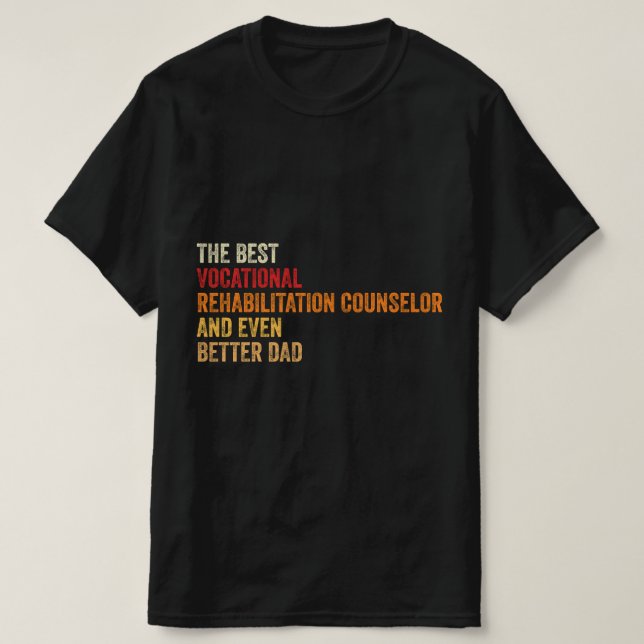 Der beste Berater für berufliche Rehabilitation un T-Shirt (Design vorne)