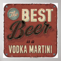 Der beste Bier ist ein Vodka Martini - Retro Bar