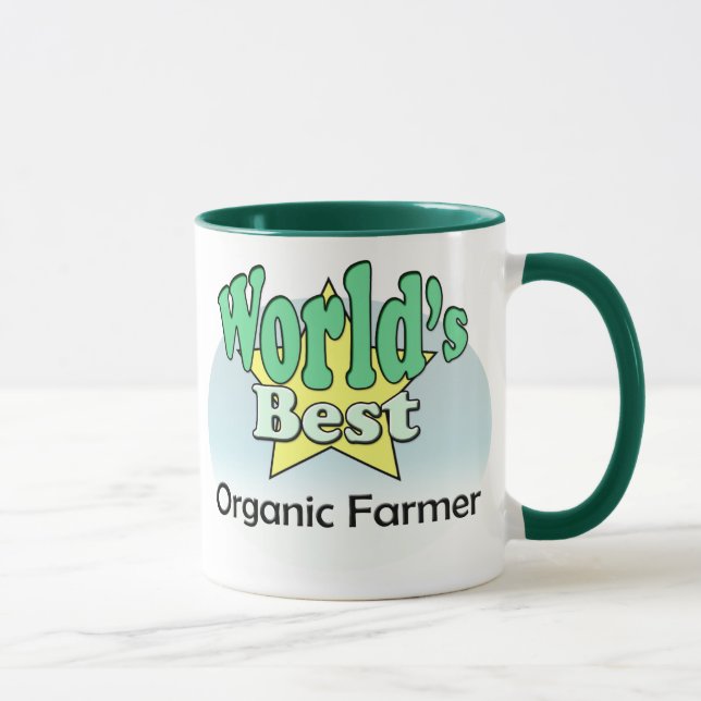 Der beste Bio Bauer der Welt Tasse (Rechts)
