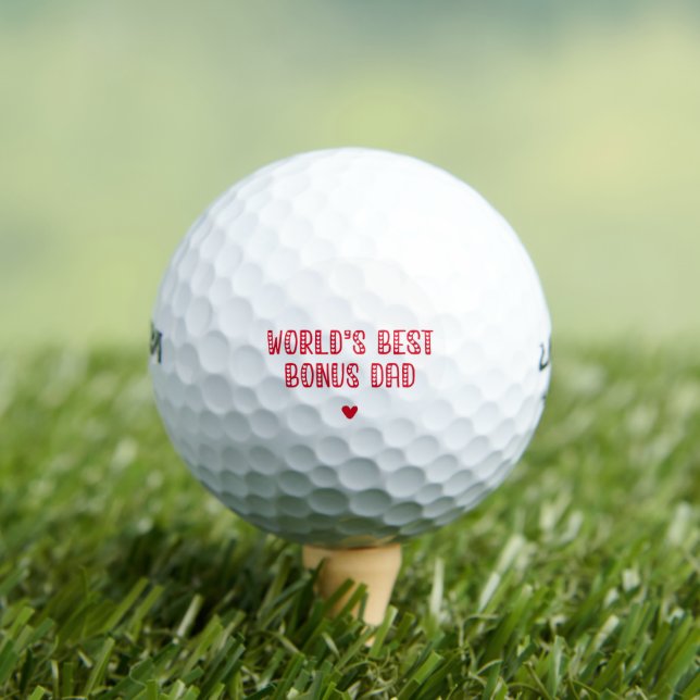 Der beste Bonus-Vater der Welt! Niedlicher Vaterta Golfball (Insitu T-Shirt)