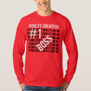 Der beste Boss der Welt - der größte Boss V005 T-Shirt