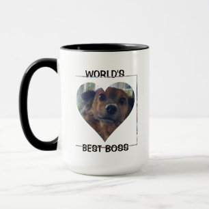 Der beste Boss der Welt   Funny Dog Picture and Na Tasse