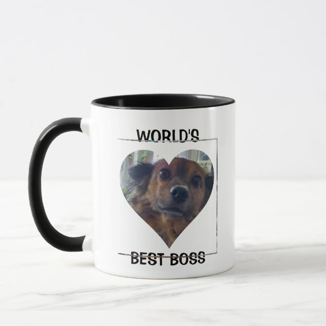 Der beste Boss der Welt | Funny Dog Picture and Na Tasse (Links)