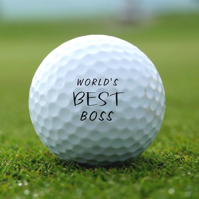 Der beste Boss der Welt Golfball (Von Creator hochgeladen)