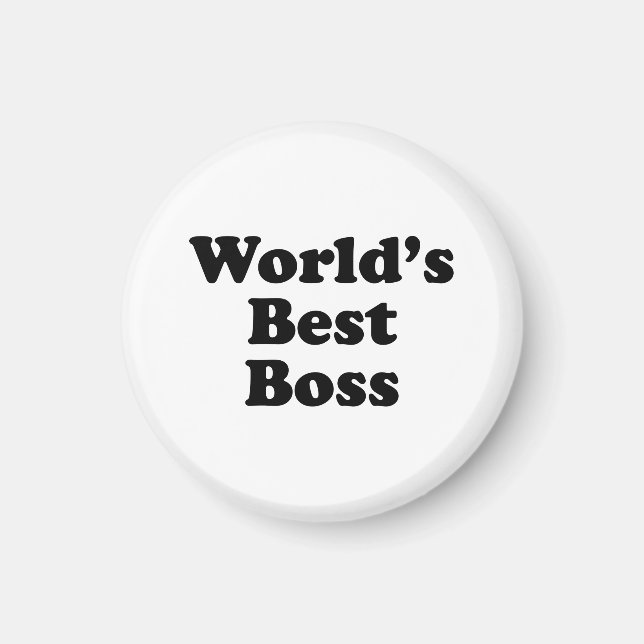Der beste Boss der Welt Magnet (Vorne)