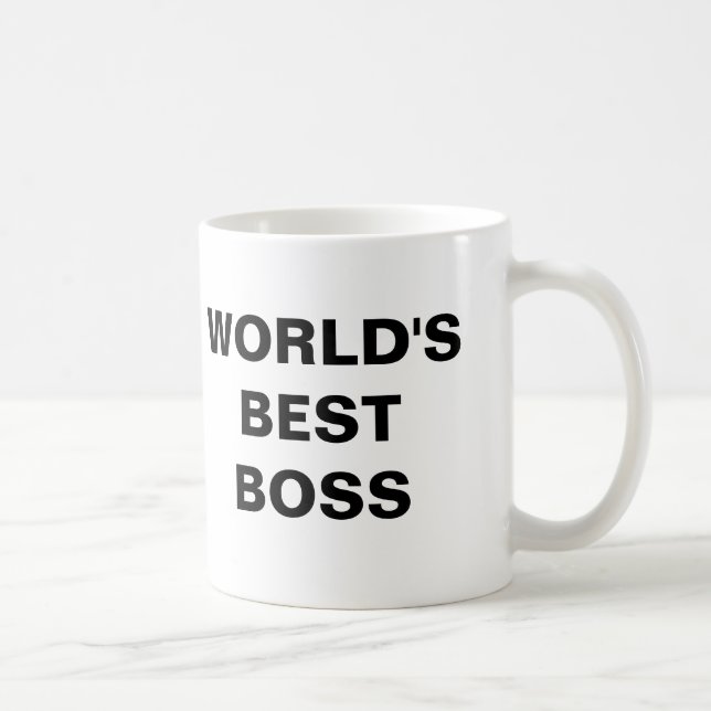 Der beste Boss der Welt Tasse (Rechts)