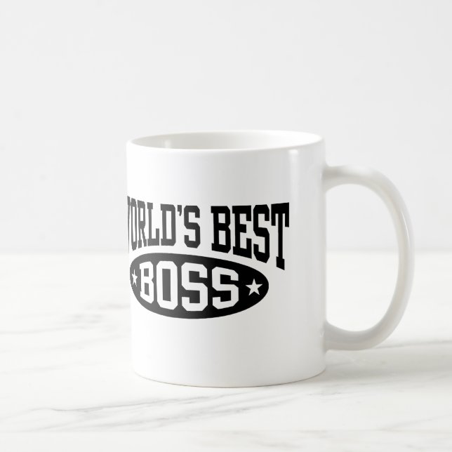 Der beste Boss der Welt Tasse (Rechts)