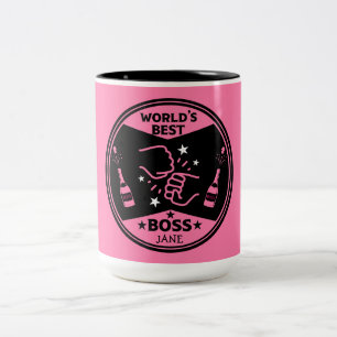 Der Beste Boss der Welt Zweifarbige Tasse