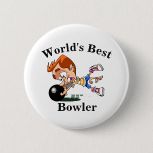 Der beste Bowler der Welt Button