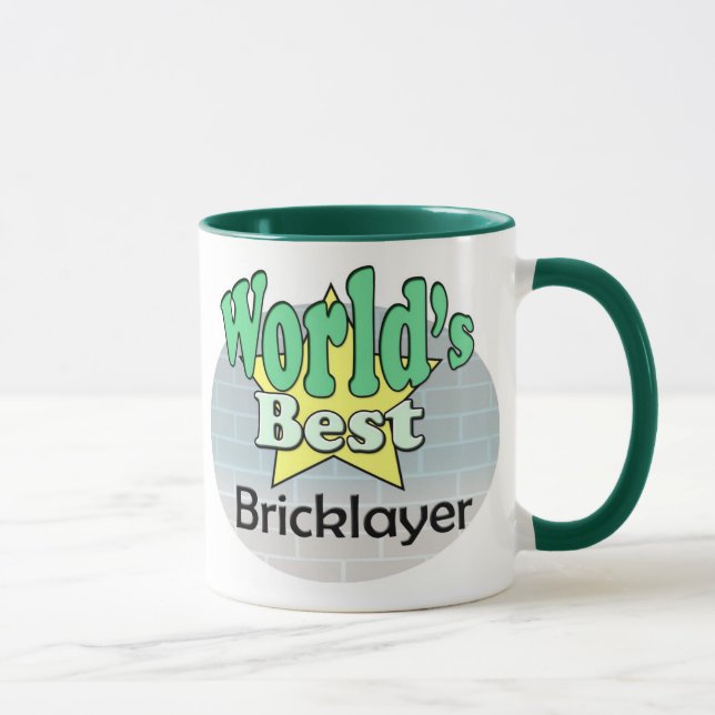 Der beste Bricklayer der Welt Tasse (Rechts)