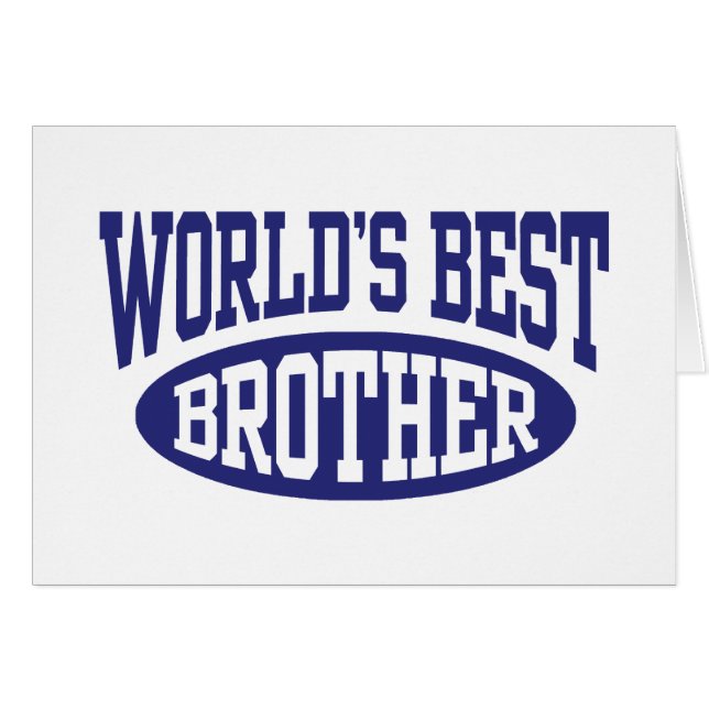 Der beste Bruder der Welt (Vorderseite (Horizontal))