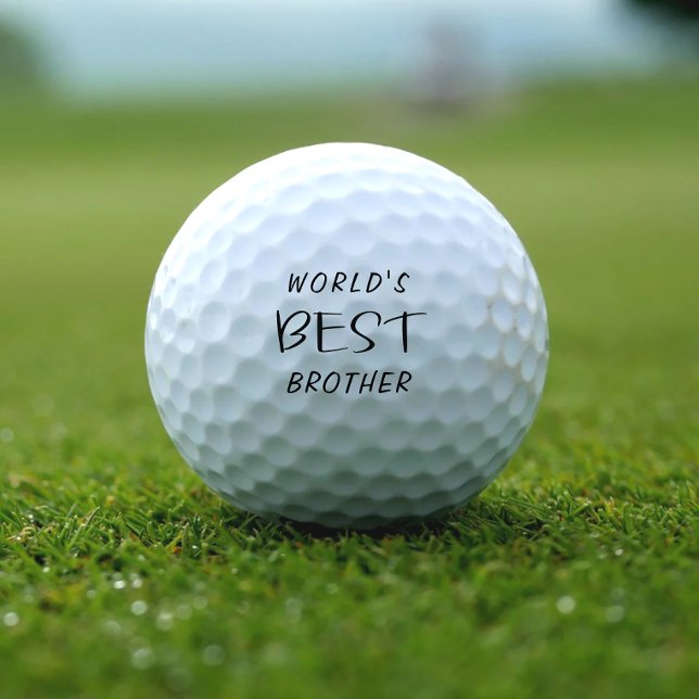 Der beste Bruder der Welt Golfball (Von Creator hochgeladen)