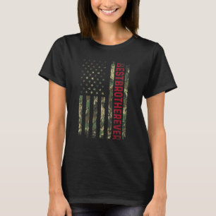 Der beste Bruder je amerikanische Flagge Vintager T-Shirt