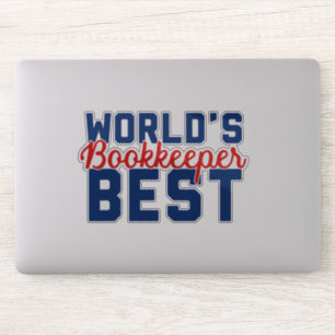 Der beste Buchhalter der Welt Aufkleber