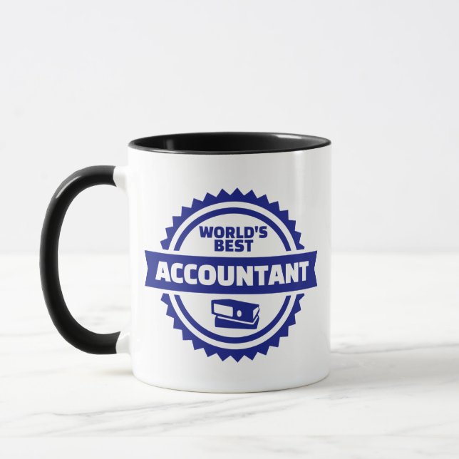 Der beste Buchhalter der Welt Tasse (Links)