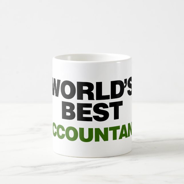 Der beste Buchhalter der Welt Tasse (Mittel)