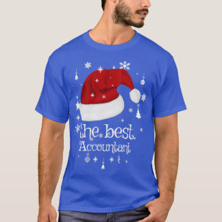 Der beste Buchhalter für das Vergeben in Weihnacht T-Shirt