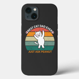 Der beste Cat Vater, der jemals Erdnuss Gefragt ha Case-Mate iPhone Hülle