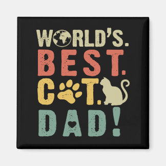Der beste Cat-Vater der Welt Magnet