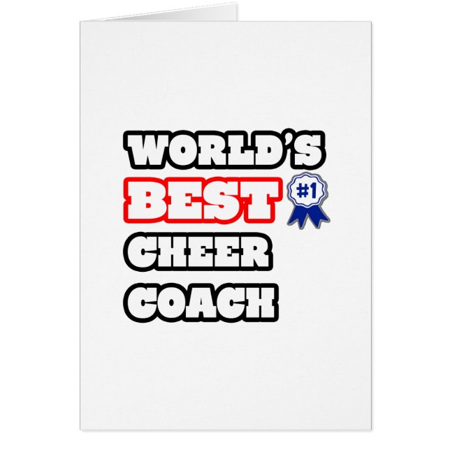 Der beste Cheer Coach der Welt (Vorne)