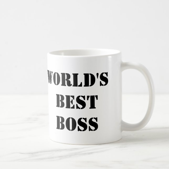 Der beste Chef der Büro-Welt Kaffeetasse (Rechts)