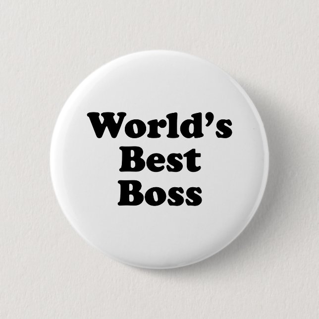 Der beste Chef der Welt Button (Vorderseite)