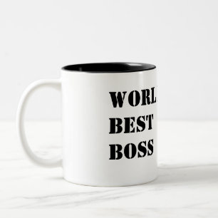 Der beste Chef der Welt Zweifarbige Tasse