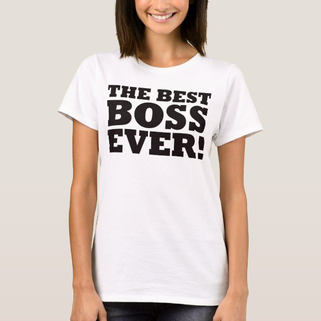 Der beste Chef überhaupt T-Shirt (Vorderseite)
