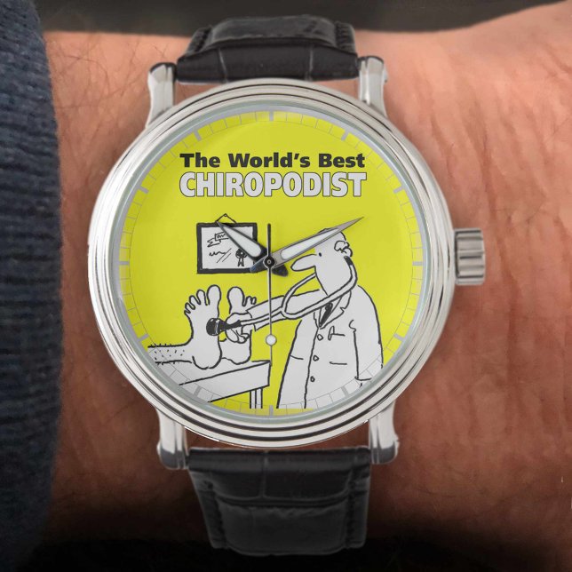 Der beste Chiropodist der Welt Armbanduhr (Von Creator hochgeladen)