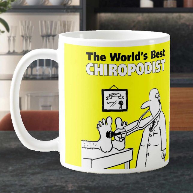 Der beste Chiropodist der Welt Tasse (Von Creator hochgeladen)