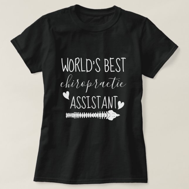 Der beste Chiropraktiker der Welt T-Shirt (Design vorne)