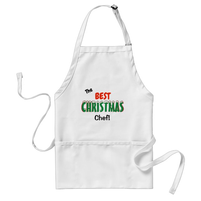 Der beste CHRISTMAS Koch! Erwachsene Schürze (Vorne)