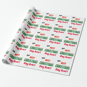Der beste CHRISTMAS-Tag aller Zeiten! Geschenkpapier