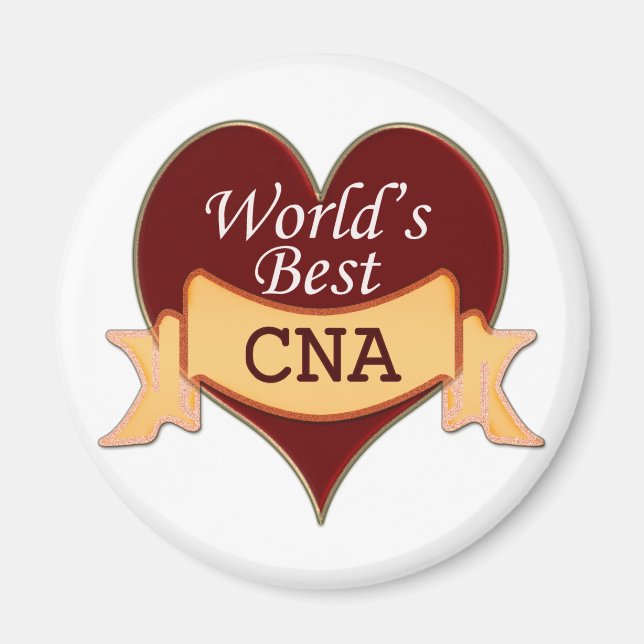 Der beste CNA der Welt Magnet (Vorne)