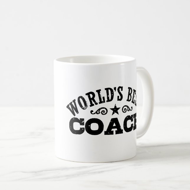 Der beste Coach der Welt Tasse (VorderseiteRechts)