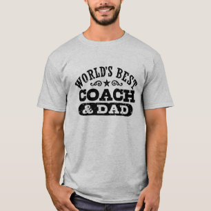 Der beste Coach und Vater der Welt T-Shirt