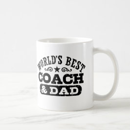 Der beste Coach und Vater der Welt Tasse