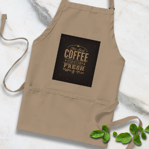 Der beste Coffee Shop - Frischer Kaffee und mehr S Schürze