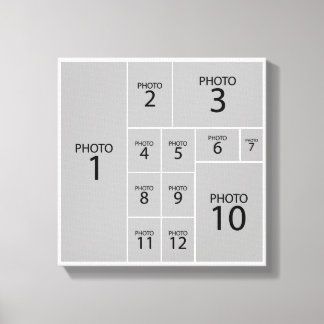 Der beste Collage-Ersteller Erstellen Sie 12 Fotos Leinwanddruck