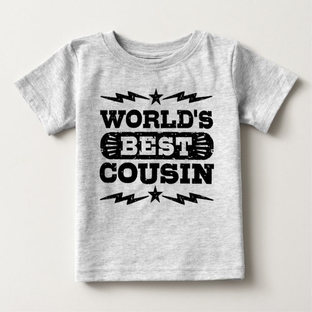 Der beste Cousin der Welt Baby T-shirt (Vorderseite)