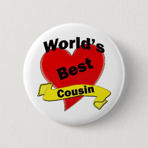 Der beste Cousin der Welt Button