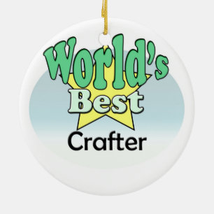 Der beste Crafter der Welt Keramik Ornament