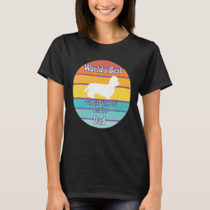 Der beste Dandie Dinmont Terrier Vater der Welt T-Shirt